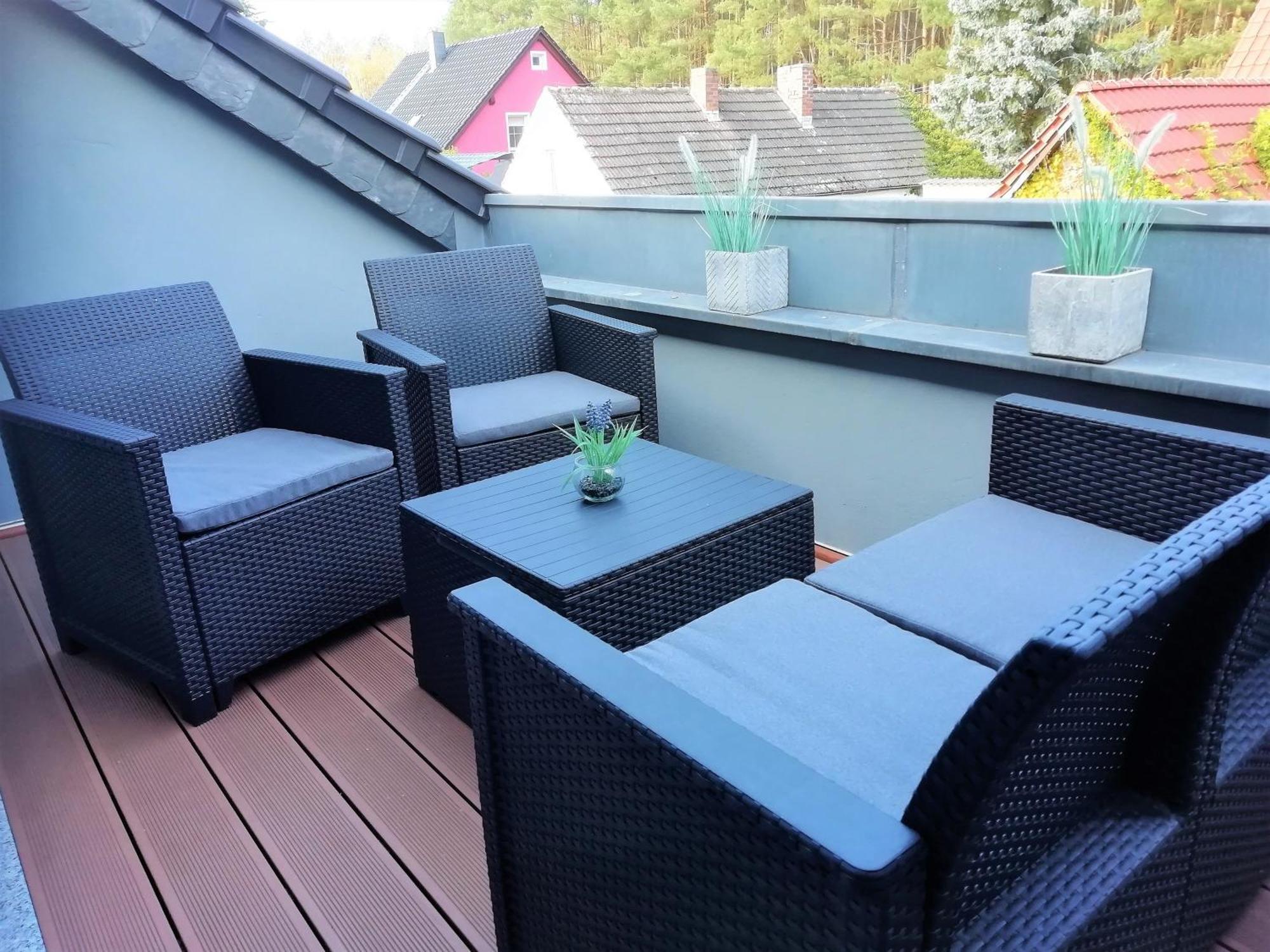 Ferienwohnung Am Waldesrand - Garten, Terrasse, Grill, Luftkuehler, Massagesessel, Kinderspielecke, Spielekonsole Котбус Экстерьер фото